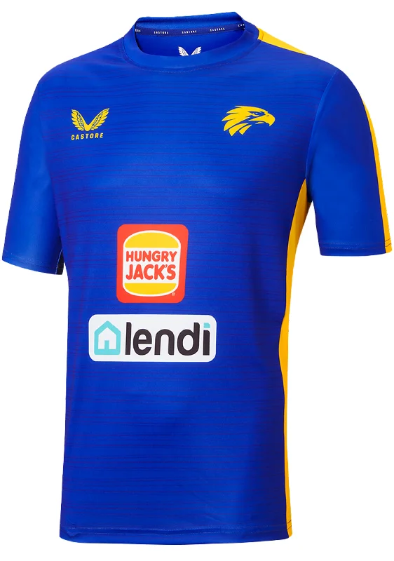 Castore West Coast Eagles Mens Training Tee 2022 <br> TM0476