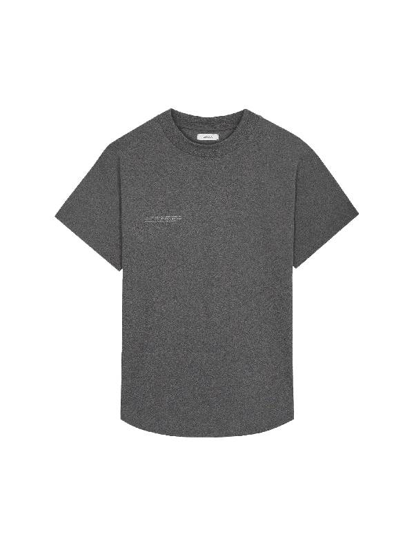 Mens Reclaimed Cotton Boxy T-shirt—reclaim charcoal