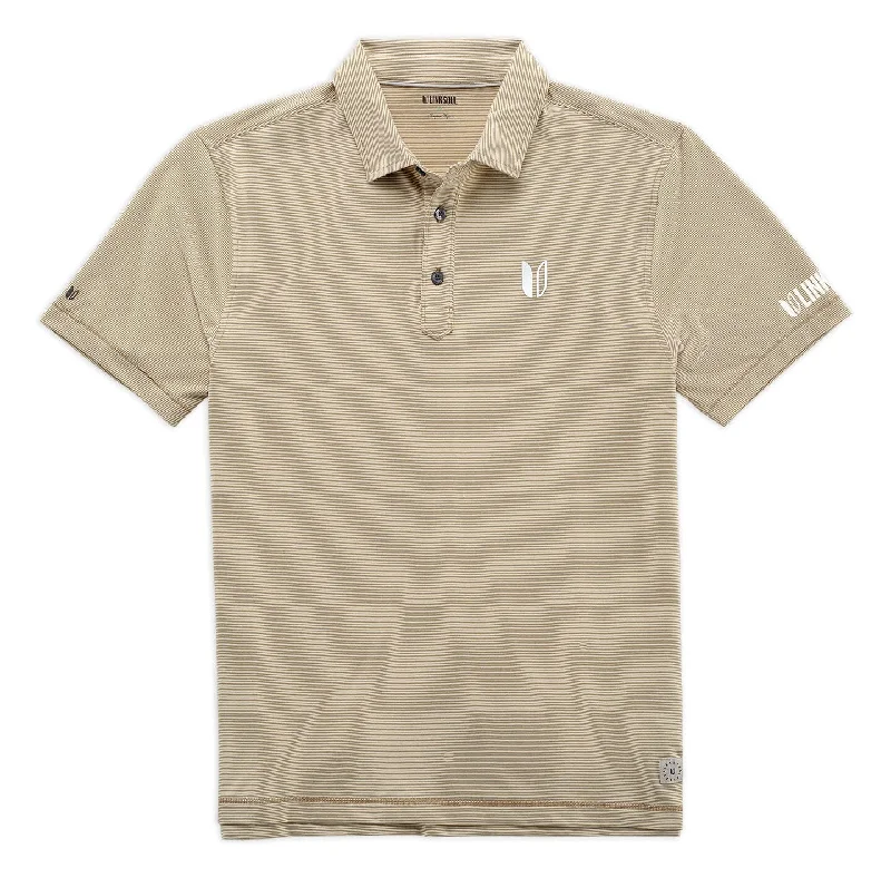 Tour Logo Monterey Microstripe Performance Polo