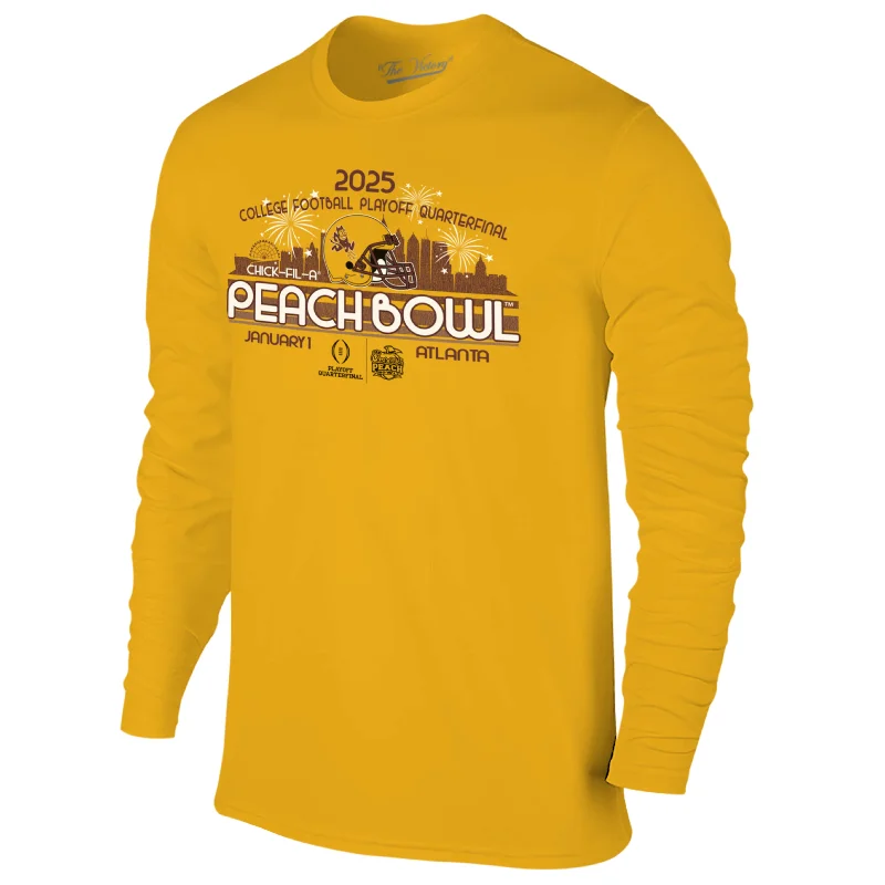 ASU Peachbowl CFP L/S Tee GLD