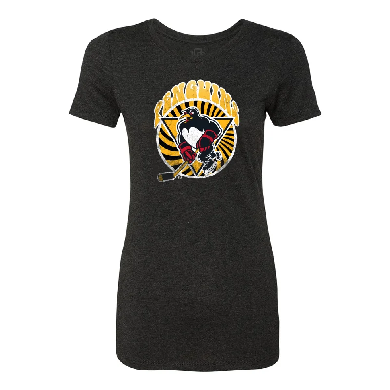 WBS Penguins Women's Swirl Tri-Blend Tee