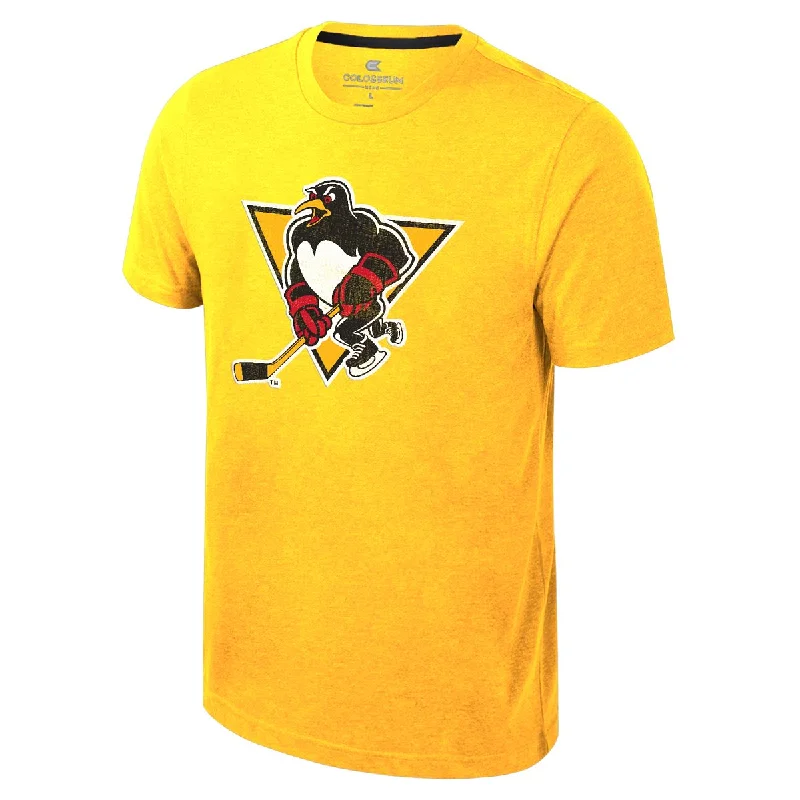 WBS Penguins Yellow Dual Blend Tee