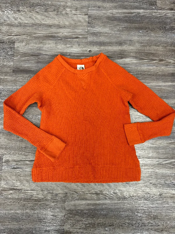 Top Long Sleeve By The North Face In Orange, Size: S