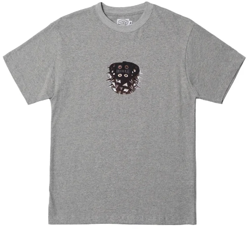 Hoddle Stud T-Shirt - Heather Grey