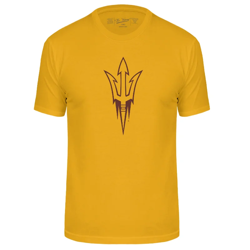 ASU Pitchfork Outline Tee GLD