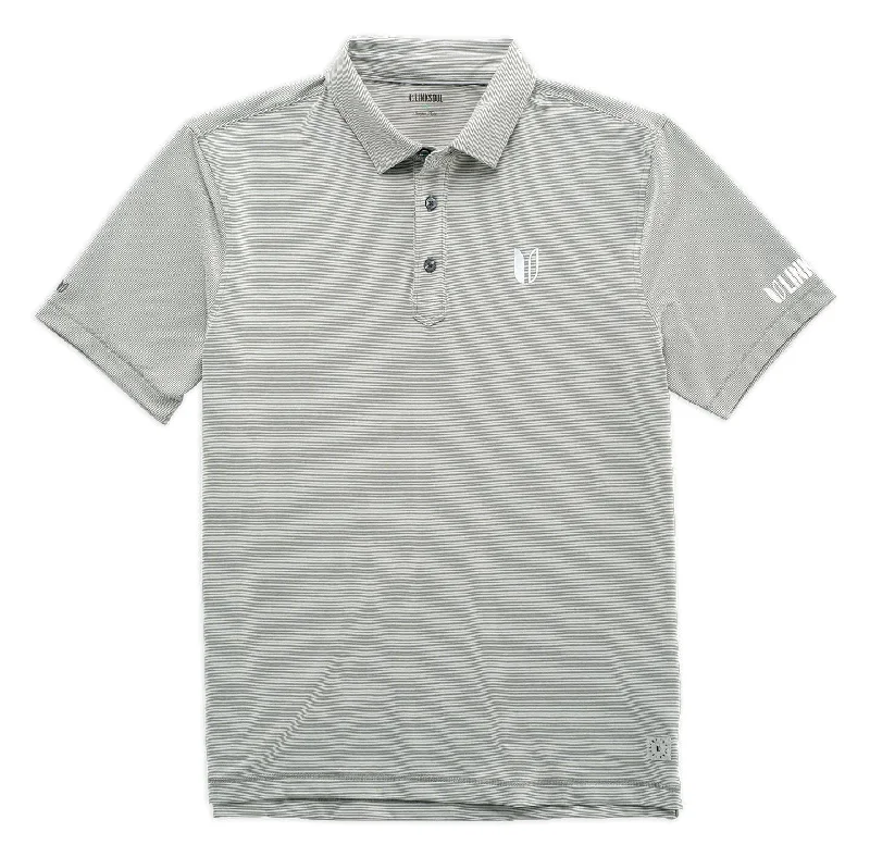 Tour Logo Monterey Microstripe Performance Polo