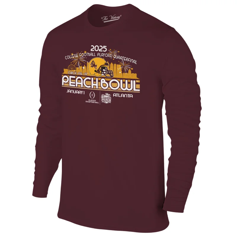 ASU Peachbowl CFP L/S Tee MRN