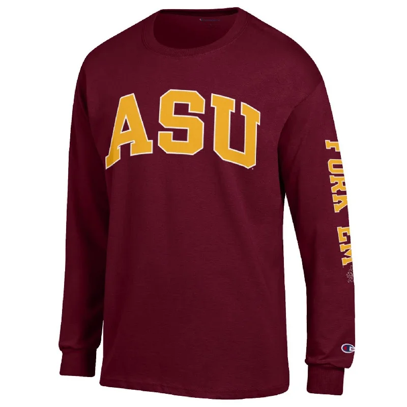 ASU Rogers L/S Tee MRN