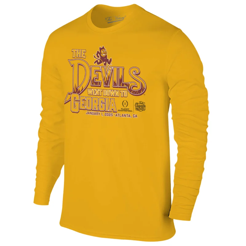 ASU DWDTG Peach Bowl L/S Tee GLD