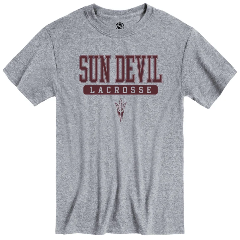 ASU Lacrosse NA Sport Tee GRY