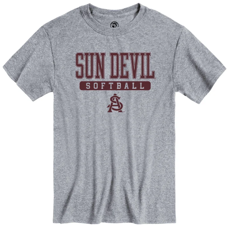 ASU Softball NA Sport Tee GRY