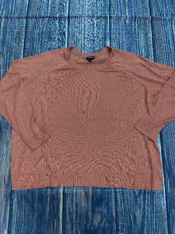 Top Long Sleeve By Torrid In Orange, Size: 1x