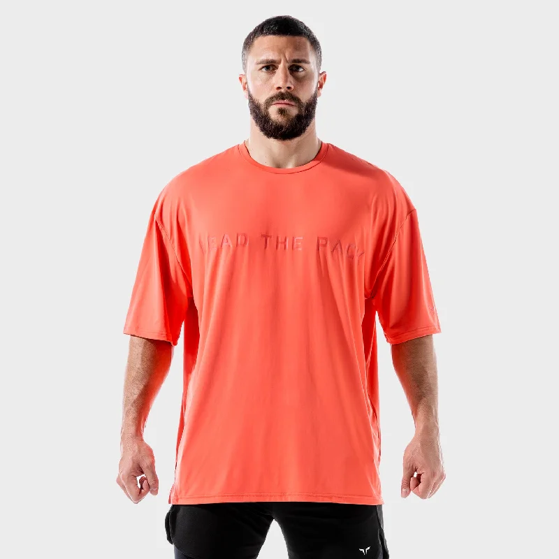 LAB360° Oversized Tee - Hot Coral