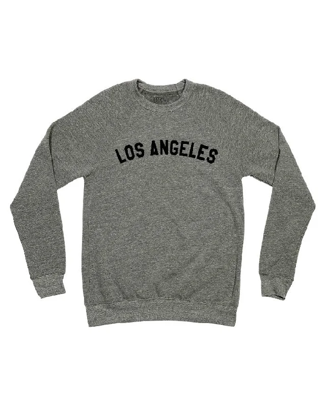 Los Angeles Basics Crewneck Sweatshirt - Heather Grey