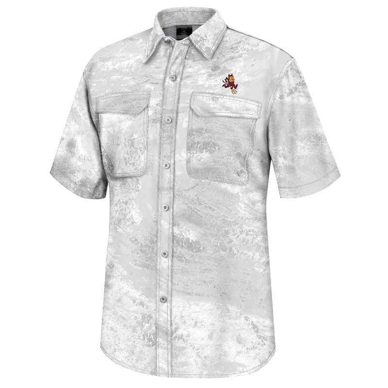 ASU Huron Fishing Shirt WHT