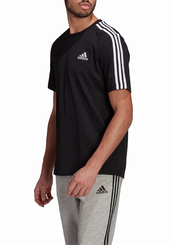 Adidas Men’s Essentials 3 Stripes Tee