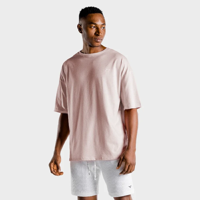 Luxe Oversize Tee - Salmon