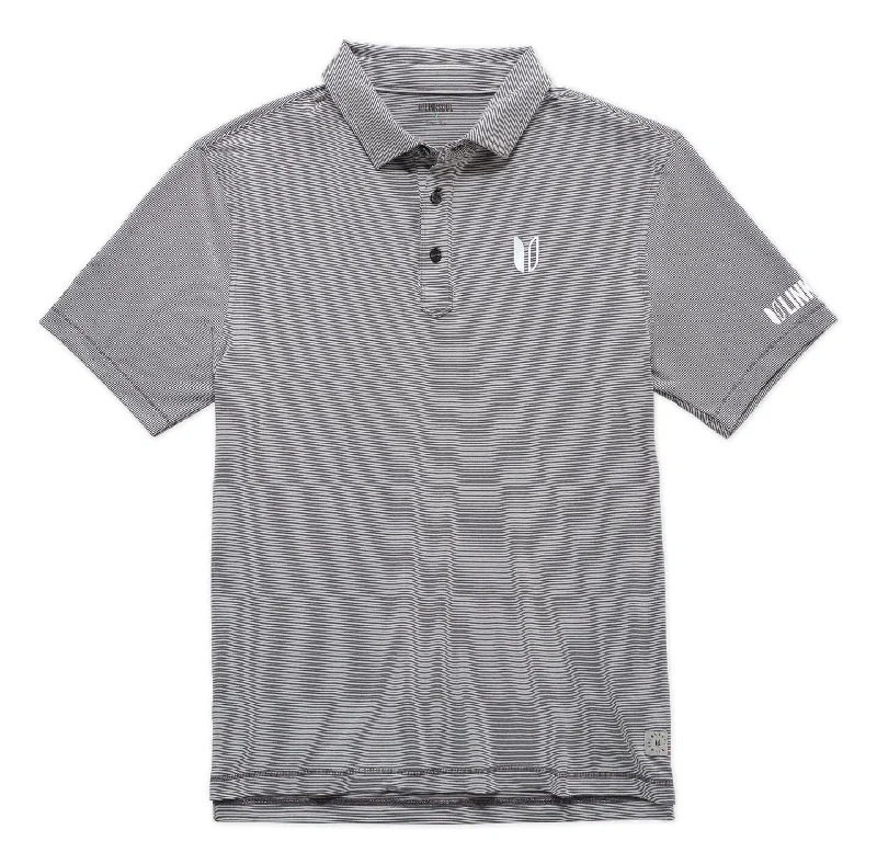 Tour Logo Monterey Microstripe Performance Polo