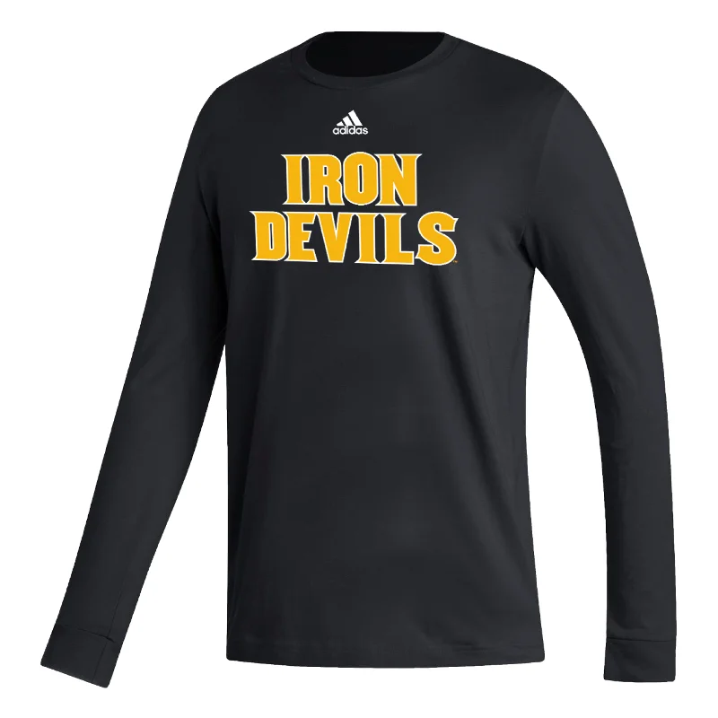 ASU Iron Devils Cotton L/S Tee BLK