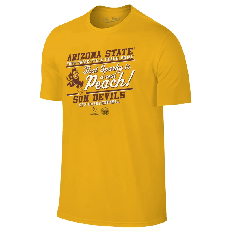 ASU Sparky's a Peach Bowl Tee GLD