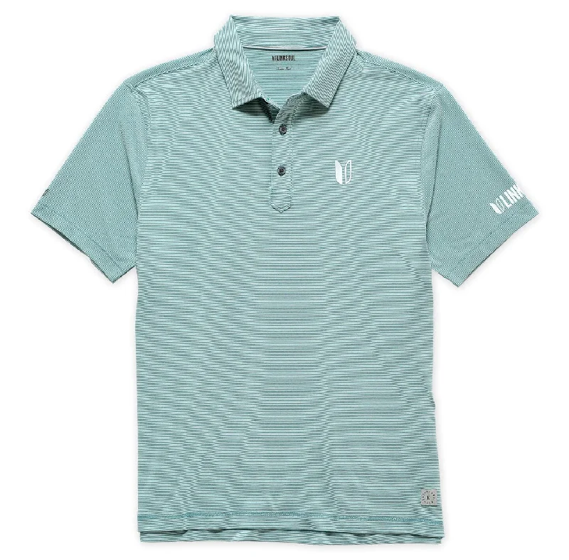 Tour Logo Monterey Microstripe Performance Polo