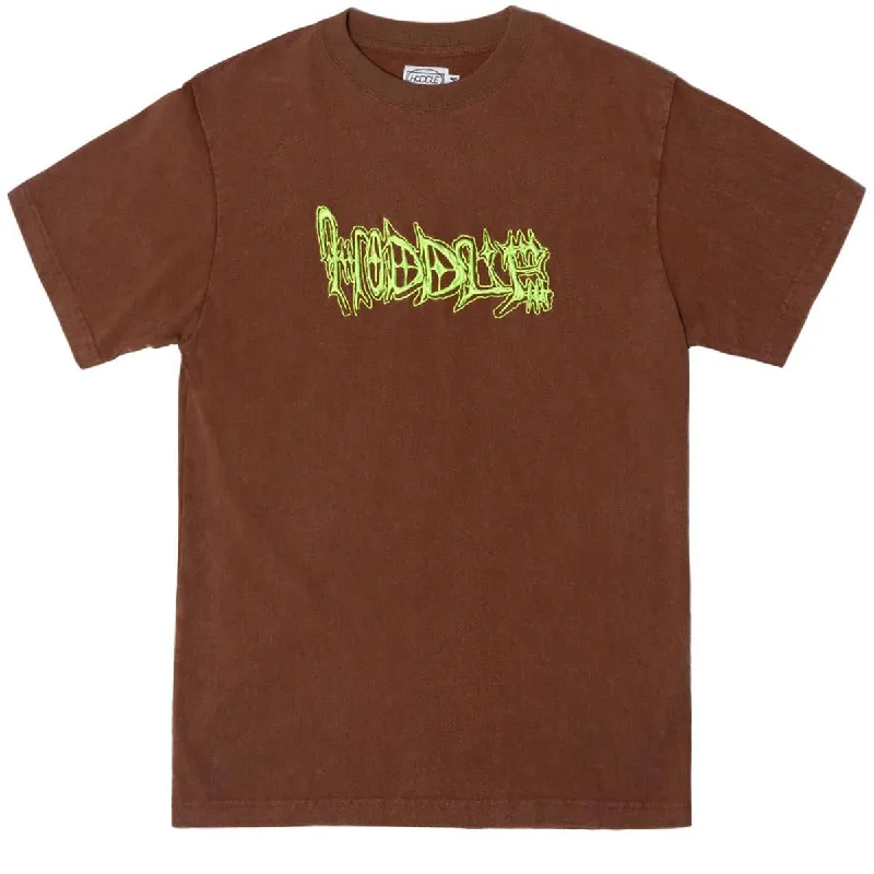 Hoddle Vision Logo T-Shirt - Brown