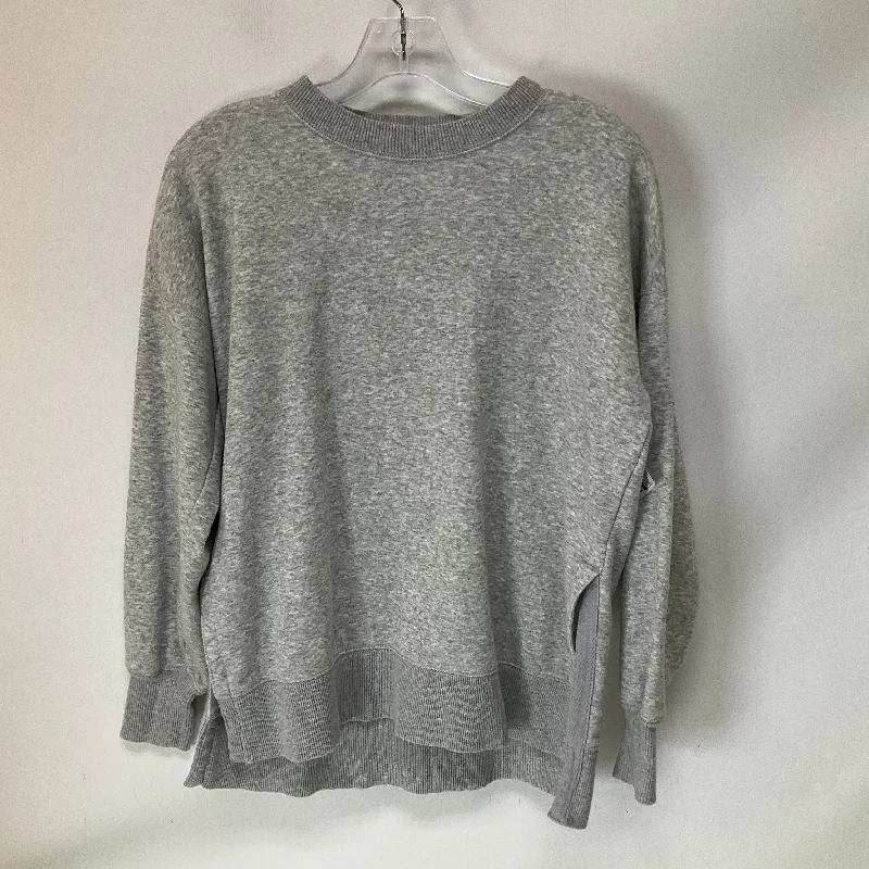 Top Long Sleeve By Aerie In Grey, Size: Xxs