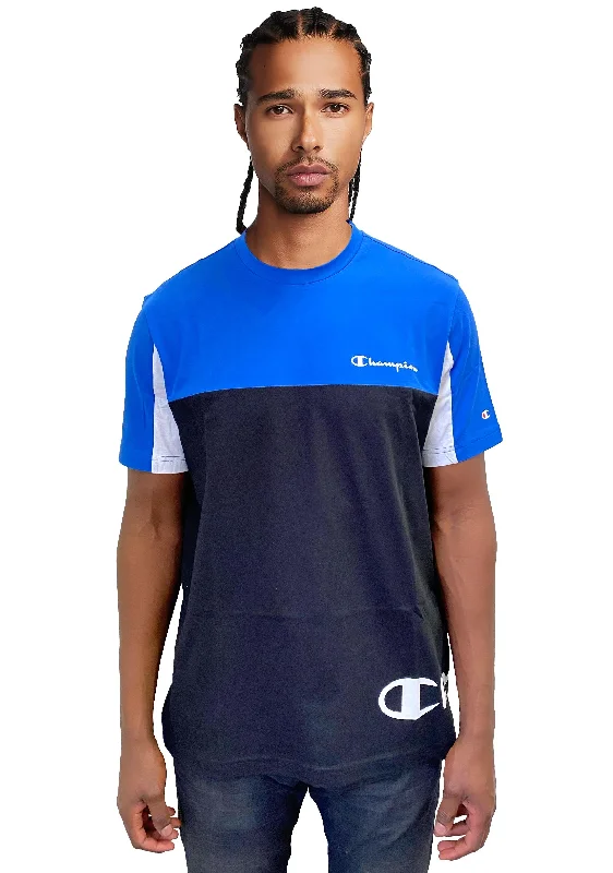 CHAMPION MENS COLOURBLOCK TEE <BR> AWU8A1