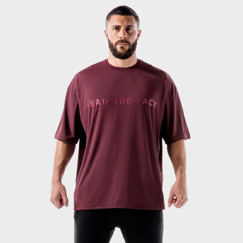 LAB360° Oversized Tee - Tawny Port