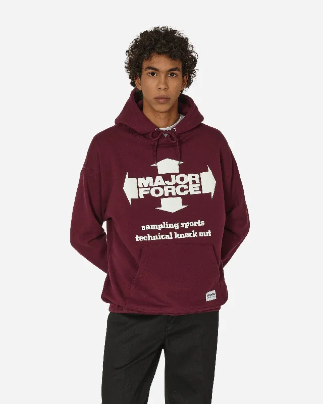 Major Force Hoodie Burgundy