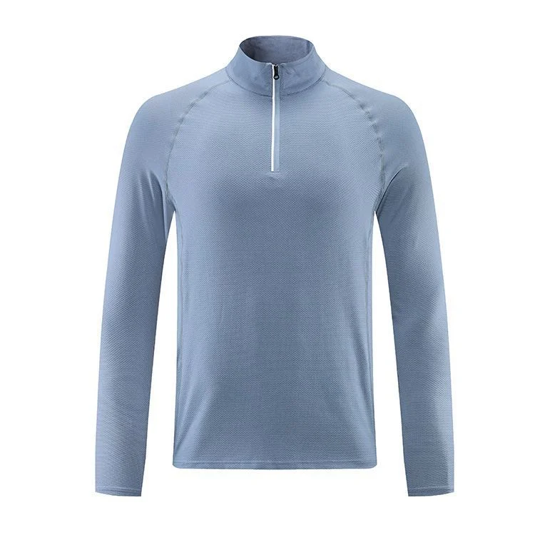 Men's Solid Color Stand Collar 1/4 Zip Sweatshirt (3 colors)