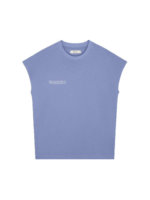 Mens 365 Midweight Cropped Shoulder T-Shirt—aster purple