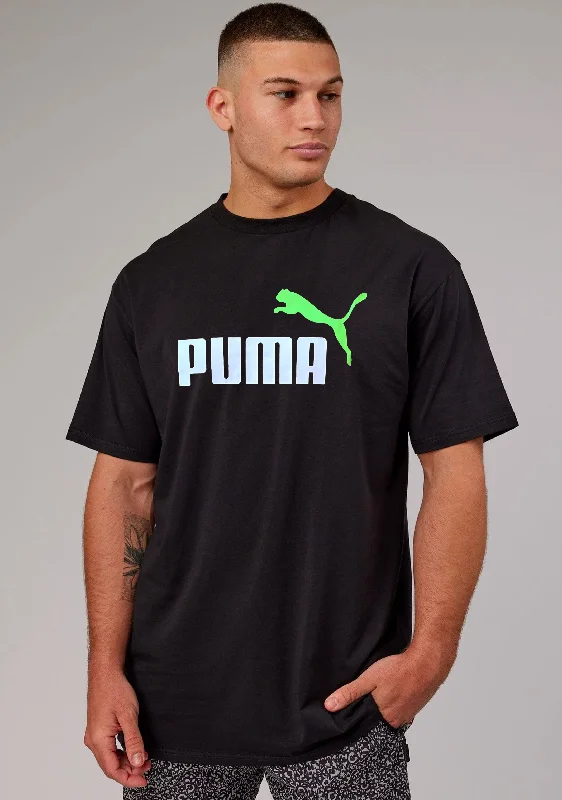 Puma Men’s Essentials+ 2 Colour Logo Tee