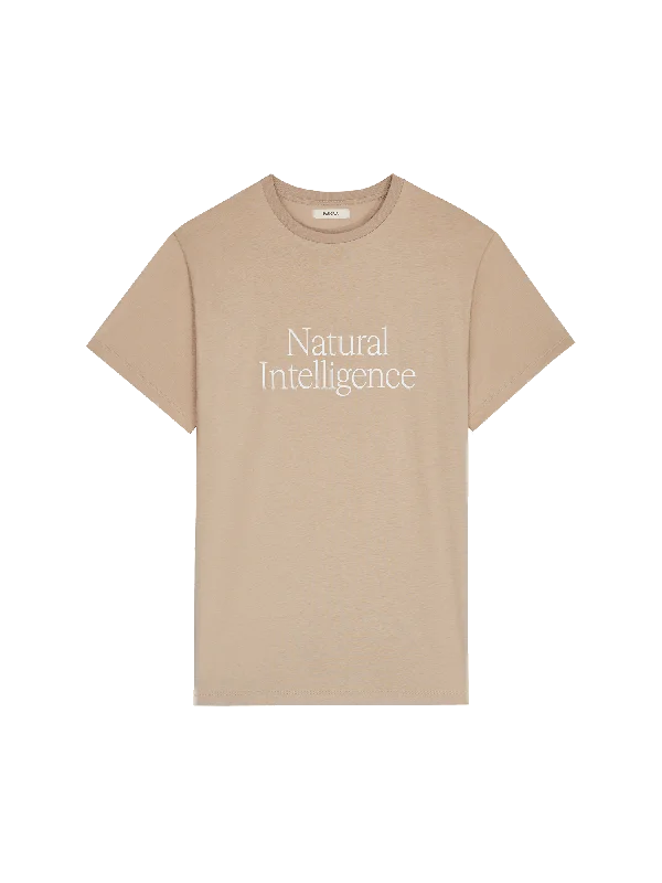 Mens 365 Natural Intelligence T-Shirt—mirage beige