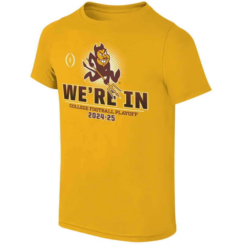 ASU We're In CFP Tee GLD