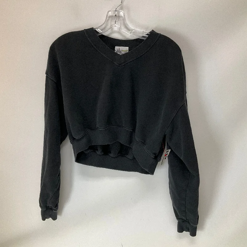 Top Long Sleeve By Aerie In Black, Size: S