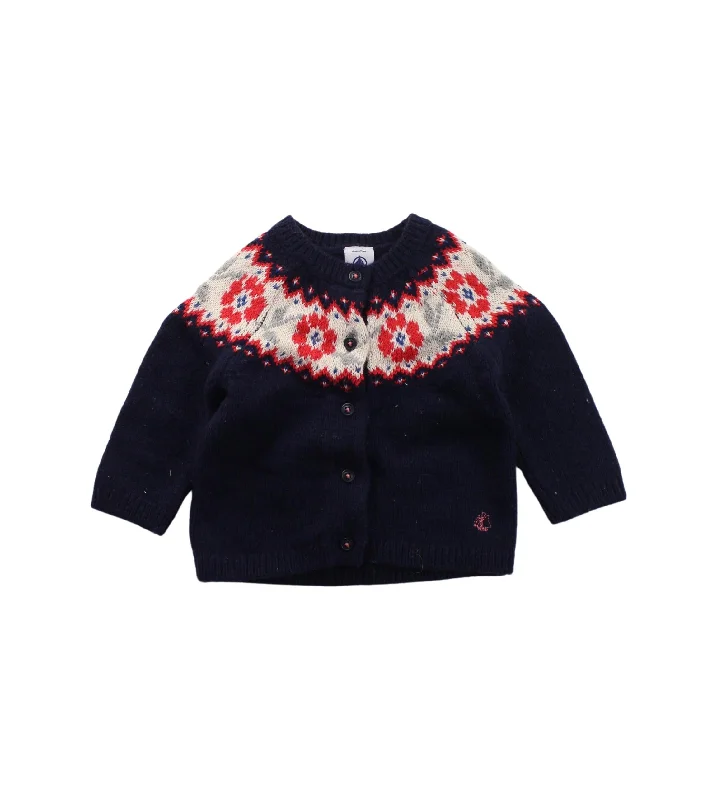 Petit Bateau Knit Cardigan 3-6M