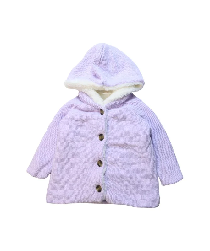 Seed Fleece Hooded Cardigan 12-18M