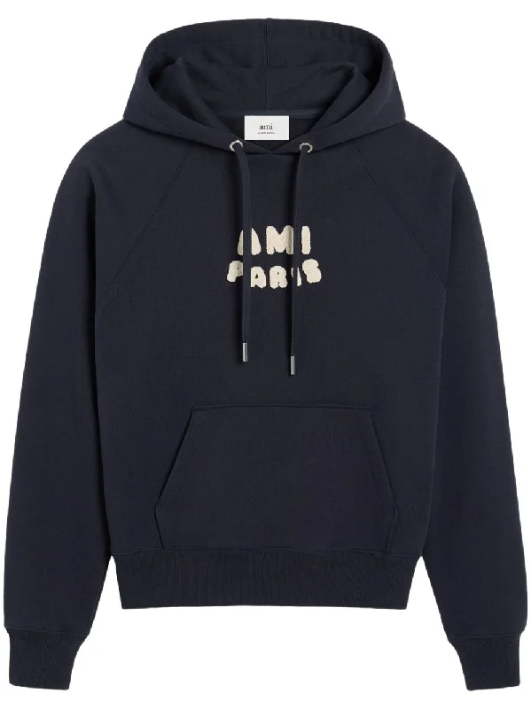 Ami Paris Men's Sweaters blue