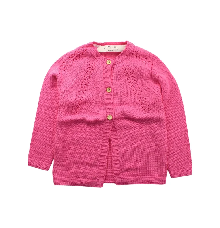 Little Valley Cardigan (Hot Pink) 90-130cm