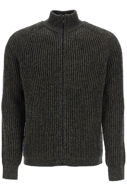 Boss Men's Regular Fit High Neck Sweater In Wool And Polyacrylic