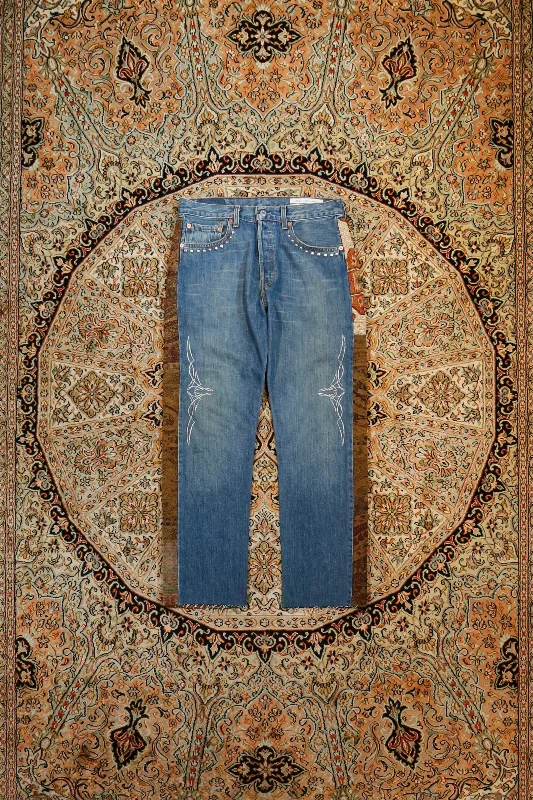 Children of the discordance NY VINTAGE ALL-AMERIKKKAN DENIM PANTS ①