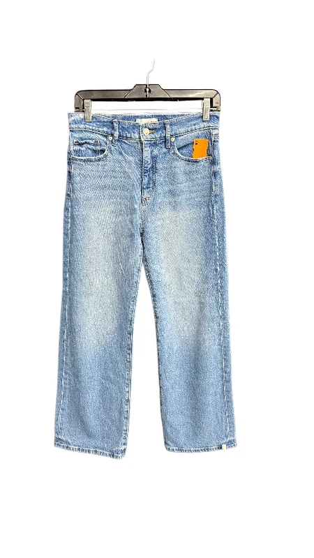 Jeans Wide Leg By Loft In Blue Denim, Size: 2