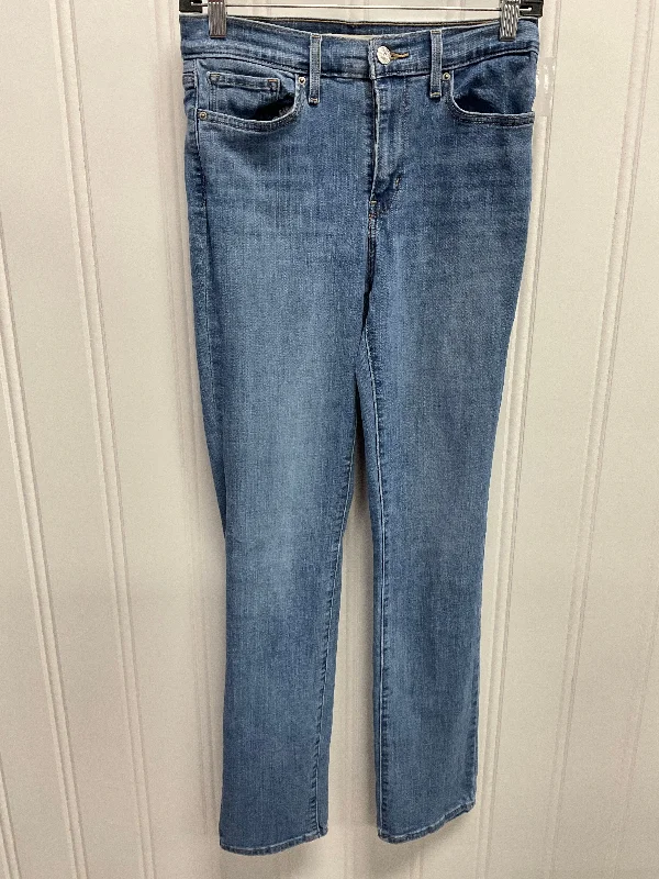 Jeans Straight By Levis In Blue Denim, Size:4