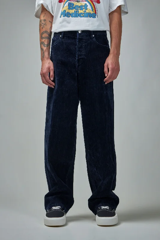 Moleskin Wide Jeans