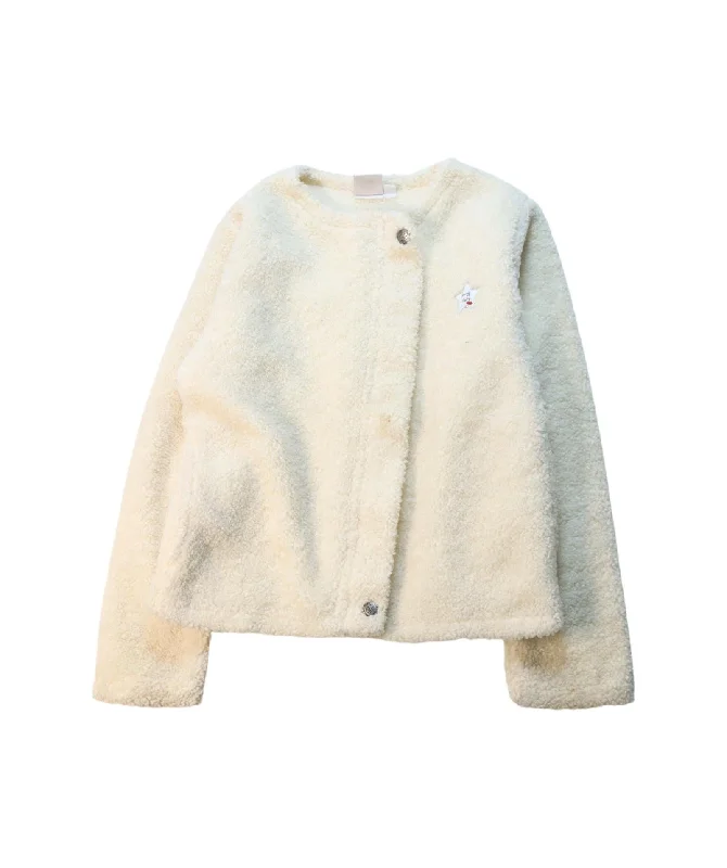 La Compagnie des Petits Fleece Cardigan 8Y